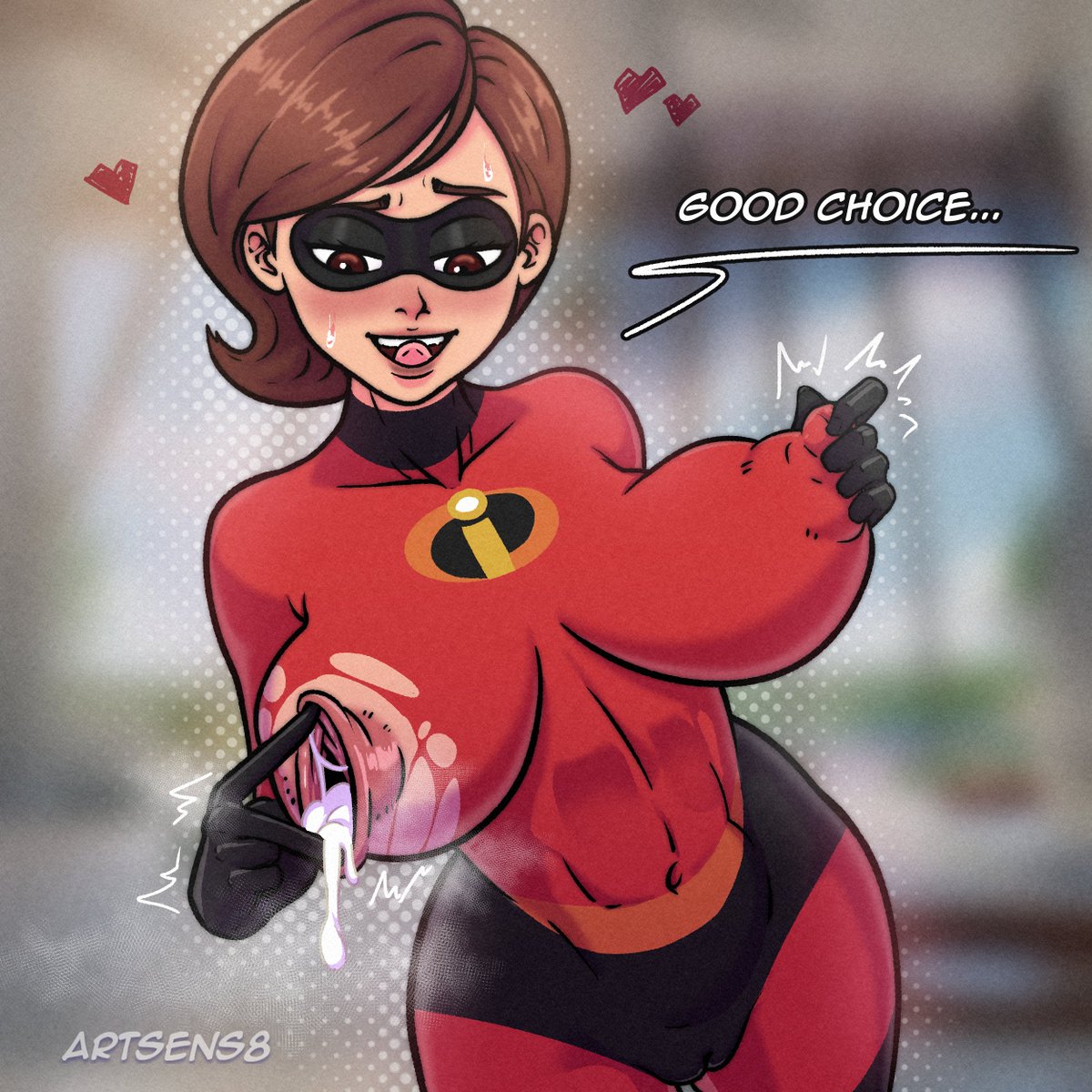 Elastigirl's many holes 🕳️