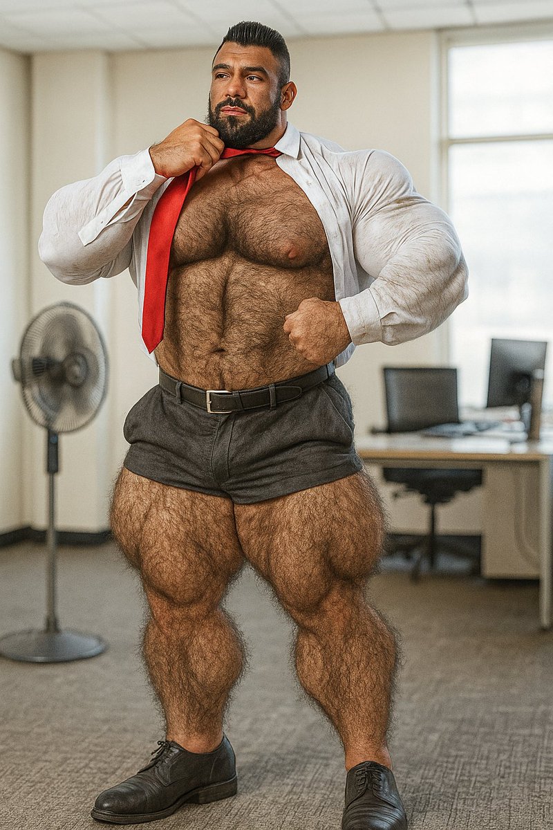 MuscleMenMass's tweet photo. #ai #aigenerated #gay #muscle #malemuscle #bara #hunk #bodybuilder #hairy #beard #suit https://t.co/IEbznj9hou
