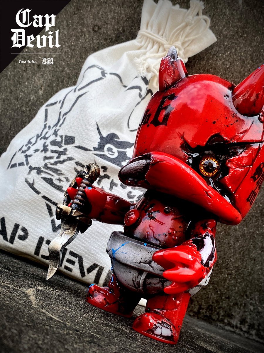 SHONSIDE's tweet photo. Cap Devil – Shine on Ver.
design festa 62

#designfesta62 #デザインフェスタ62 #デザインフェスタ #yesritata #shonchen https://t.co/IrYhRsps8F