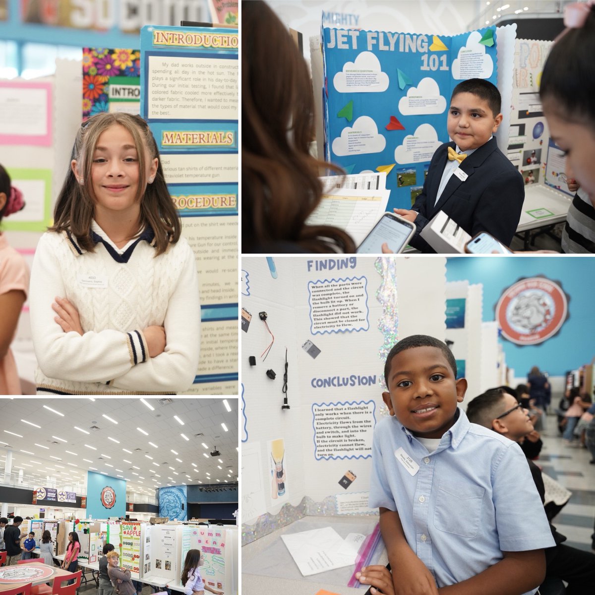 SocorroISD's tweet image. Over the weekend, our district’s young scientists showcased their creativity and curiosity at the #TeamSISD Elementary District Science Fair!  From innovative experiments to impressive presentations, students truly had a positive reaction!  Thank you to all who participated,…