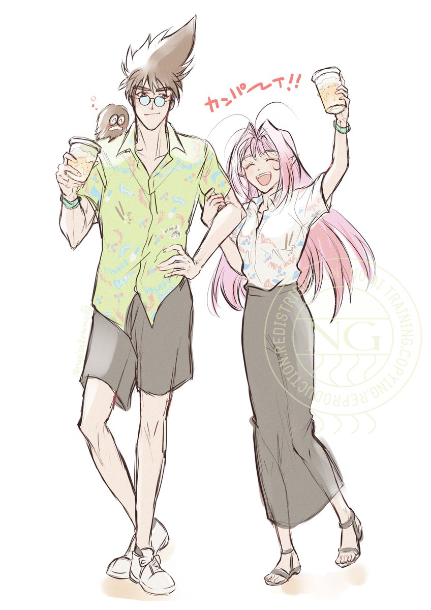 ✏モンパチフェスの時に前にいたお兄さんお姉さんのリンクコーデがめっちゃオシャレだしずっと楽しそうに踊ってて可愛くて眼福でした…🥹🙏💕