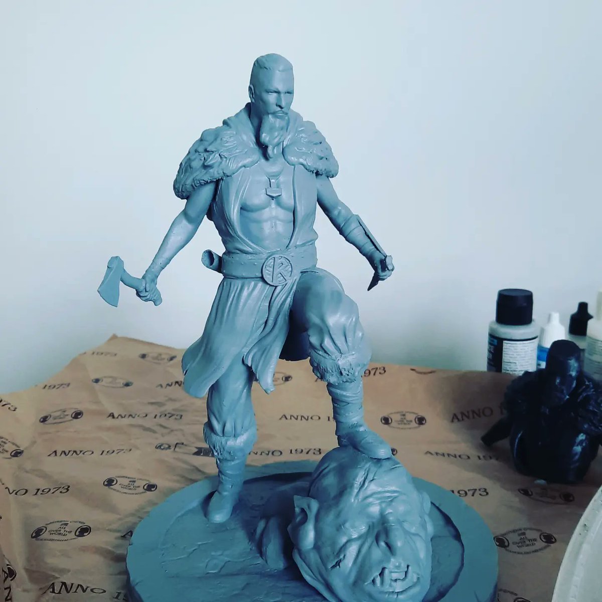 WillsWills16442's tweet image. Rado the Viking , 3D printed figure 
#radotheviking
#printedmodel