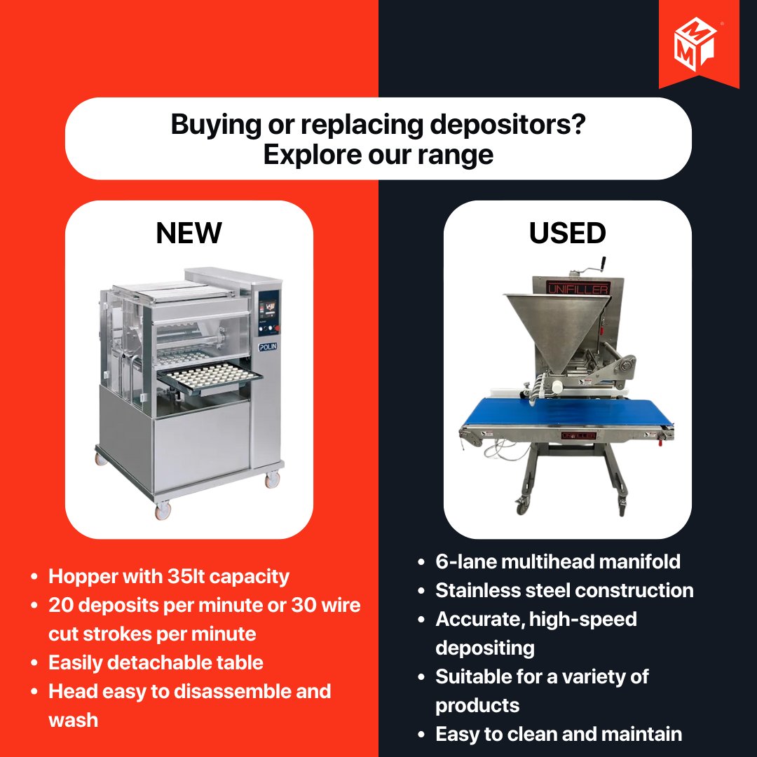 MMLive_Social's tweet image. Are you looking for Depositors?
Machinery Masters has 120+ new and used depositors available from leading UK and European brands.

📲 machinerymasterslive.com/collections/De…

✅ Verified sellers
💬 Speak directly with sellers
⚙️ Hassle-free equipment discovery

#Depositors #MachineryMasters…