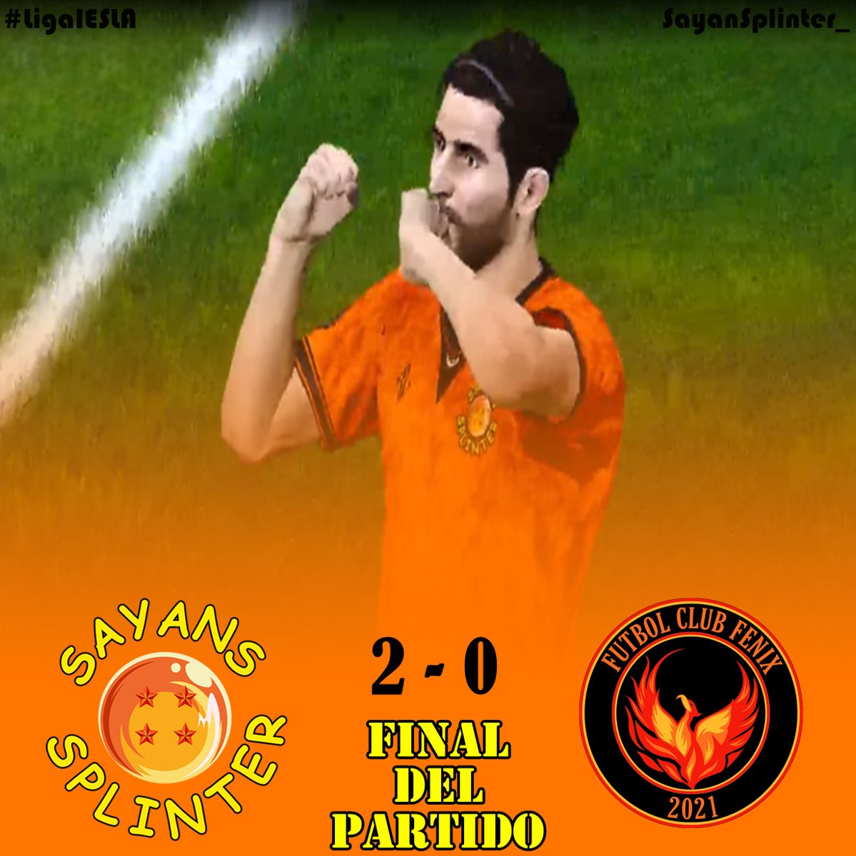 SayanSplinter_'s tweet image. GANOOOO SAYANS!!

El equipo Saiyajin sumo una victoria en esta nueva fecha de #LigaIESLA disputada anteriormente.

🆚 @FCfenix_ 

PT
🅰️ Frases Paradela
⚽️ Facu

ST
🅰️ Facu
⚽️ Lamont