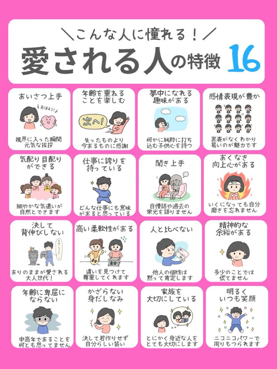 愛される人の特徴