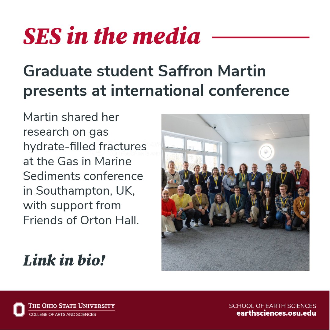 The Ohio State University School of Earth Sciences tweet media