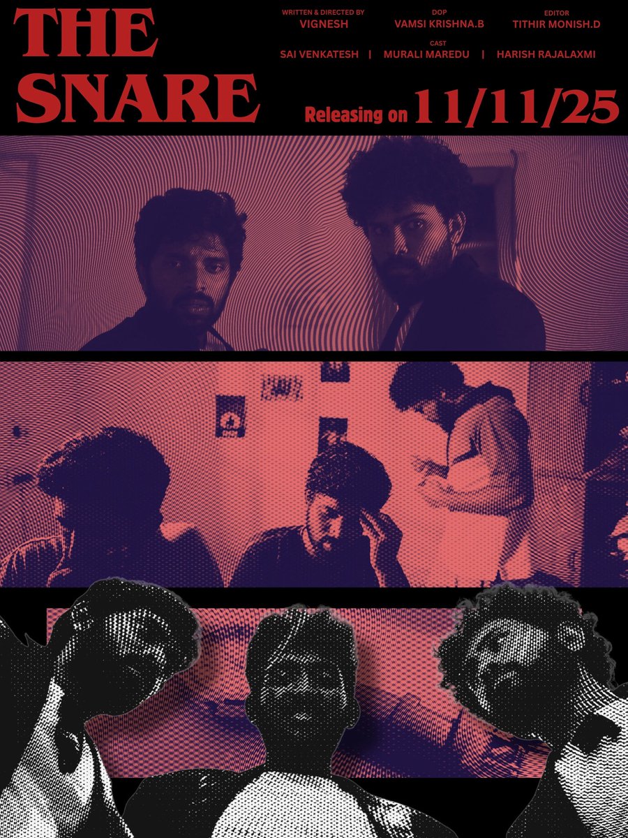 SanjaySahu_289's tweet photo. 34 mins of cinema is all yours guys
#TheSnare will be out on #CineFellas YT tomorrow. Hoping for good response๐ https://t.co/phhimnpO0g