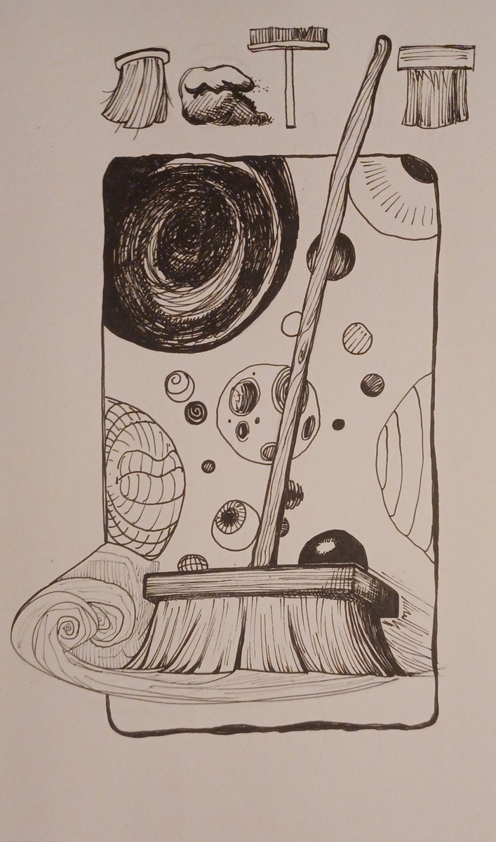BaderzOG's tweet photo. Post-Inktober 10: Sweep

This was around when the stencils I had ordered earlier in October had arrived and I started playing around with them to frame my drawings. https://t.co/cLoIsmfbZ0
