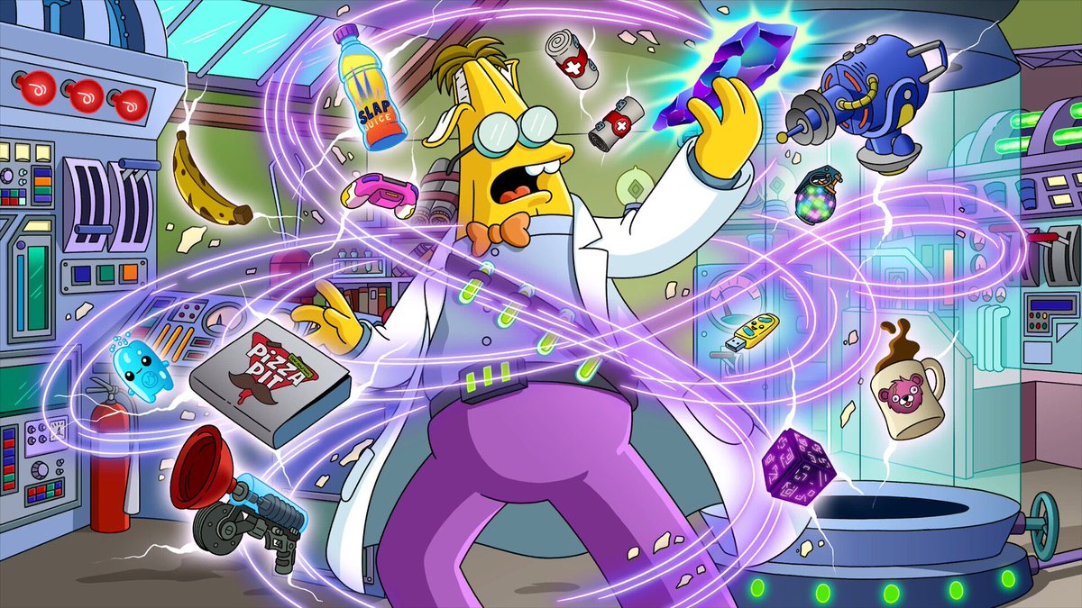 <a href="/AyubFNLore/">AyubFNLore</a> We didn't see that it did not destroyed Springfield, so I'm guessing that that shard is still here inside the toxic. So I'm guessing that Professor frink, Hope and Jones are working together to get shard out of the toxic, and it would make sense at this wallpaper