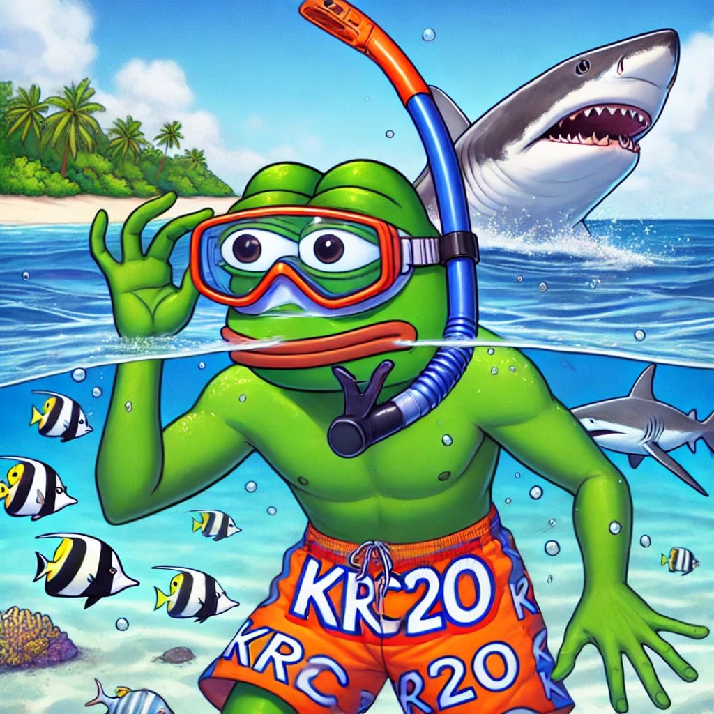 pepekaspa's tweet photo. All in on #PEPEKRC20? You’re never too deep when it’s Pepe season 🐸💎
Just stay sharp — #kaspa sharks circle when the water’s green. 🦈💰 https://t.co/4mJ60wjJwI