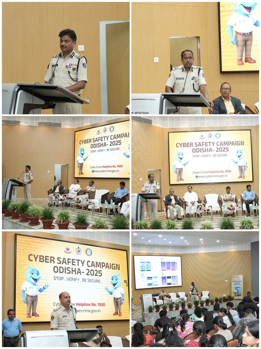 dcpbbsr's tweet photo. From online safety to saving lives...
C.V. Raman Global University showed true spirit through a Cyber Awareness Drive and Blood Donation Camp. Together for a safer tomorrow.
#CyberSafeOdisha #BeAwareBeSafe #WeCareWeDare #BBSRCyberRath
#StopVerifyBeSecure https://t.co/GmYzayZV2V