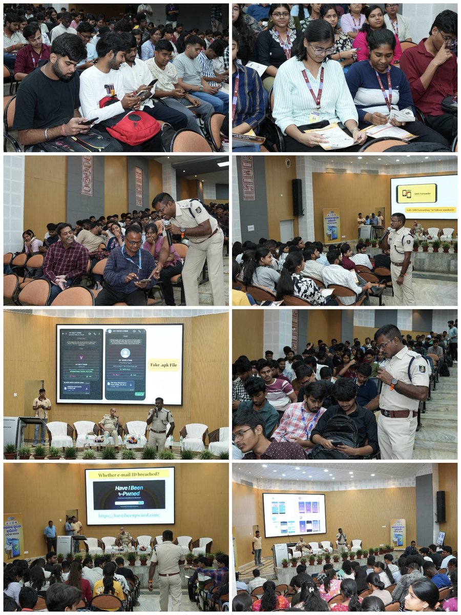 dcpbbsr's tweet photo. From online safety to saving lives...
C.V. Raman Global University showed true spirit through a Cyber Awareness Drive and Blood Donation Camp. Together for a safer tomorrow.
#CyberSafeOdisha #BeAwareBeSafe #WeCareWeDare #BBSRCyberRath
#StopVerifyBeSecure https://t.co/GmYzayZV2V