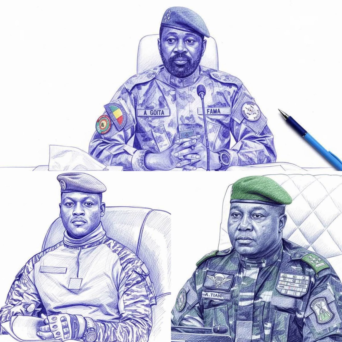 cecild84's tweet photo. 🇲🇱🇧🇫🇳🇪May these 3 African heroes be blessed by our ancestors in unimaginable ways, for preserving the dignity of Africa and the African people.

What they have shown, is that Africans can be independent, that there is nothing we can't do if we put our minds to it. That we can protect ourselves without foreign interference, we don't need outsiders with their spy bases interrupting our development.

They have shown that Africans can improve the living standards of our people. Their respective reigns have led to unprecedented resource autonomy, massive economic growth, massive poverty reduction, massive nation infrastructural development, and respect amongst our peers.

They have shown us that the power to kick the imperialist out is in our hands, and that we have nothing to fear in kicking them out, except fear itself. 

They have shown us the benefits of Panafricanism.