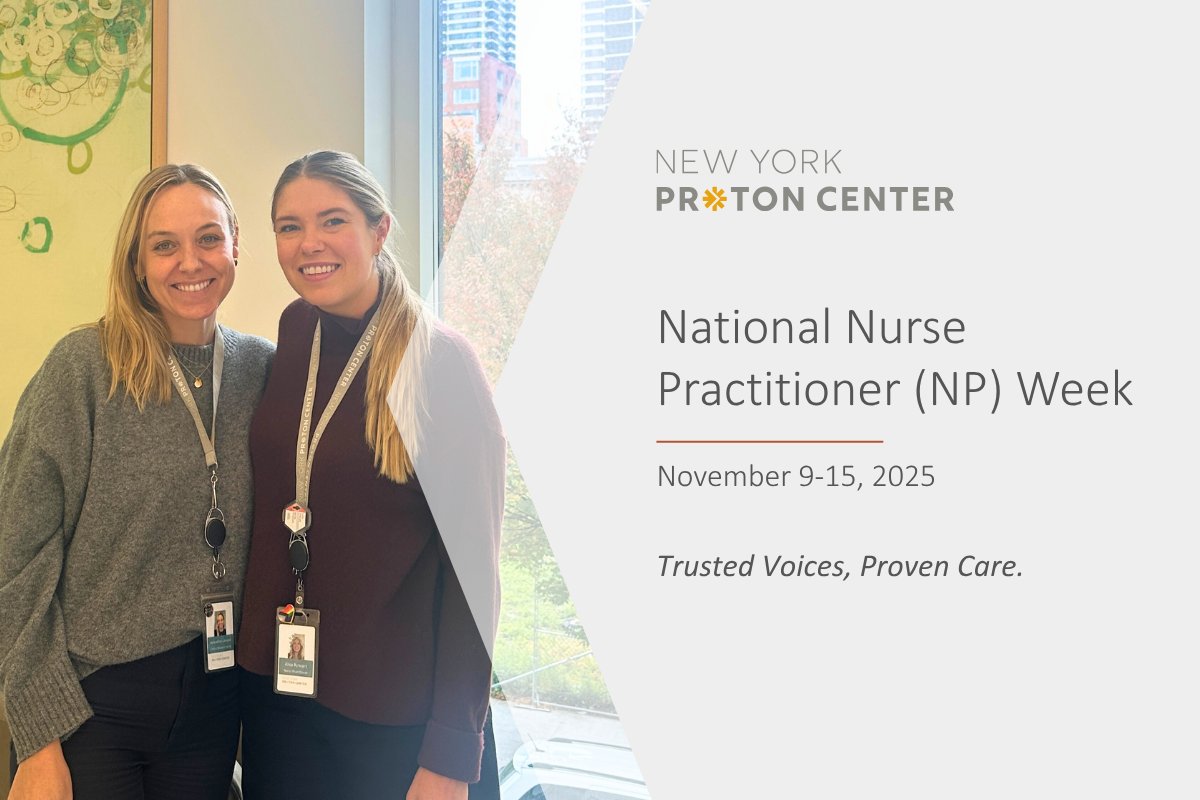 This Nurse Practitioner Week, we’re celebrating our incredible NPs who guide patients with compassion, expertise, and care every day.

We’re grateful for all they do to make every patient’s experience at the New York Proton Center extraordinary.

#NPWeek #ProtonTherapy