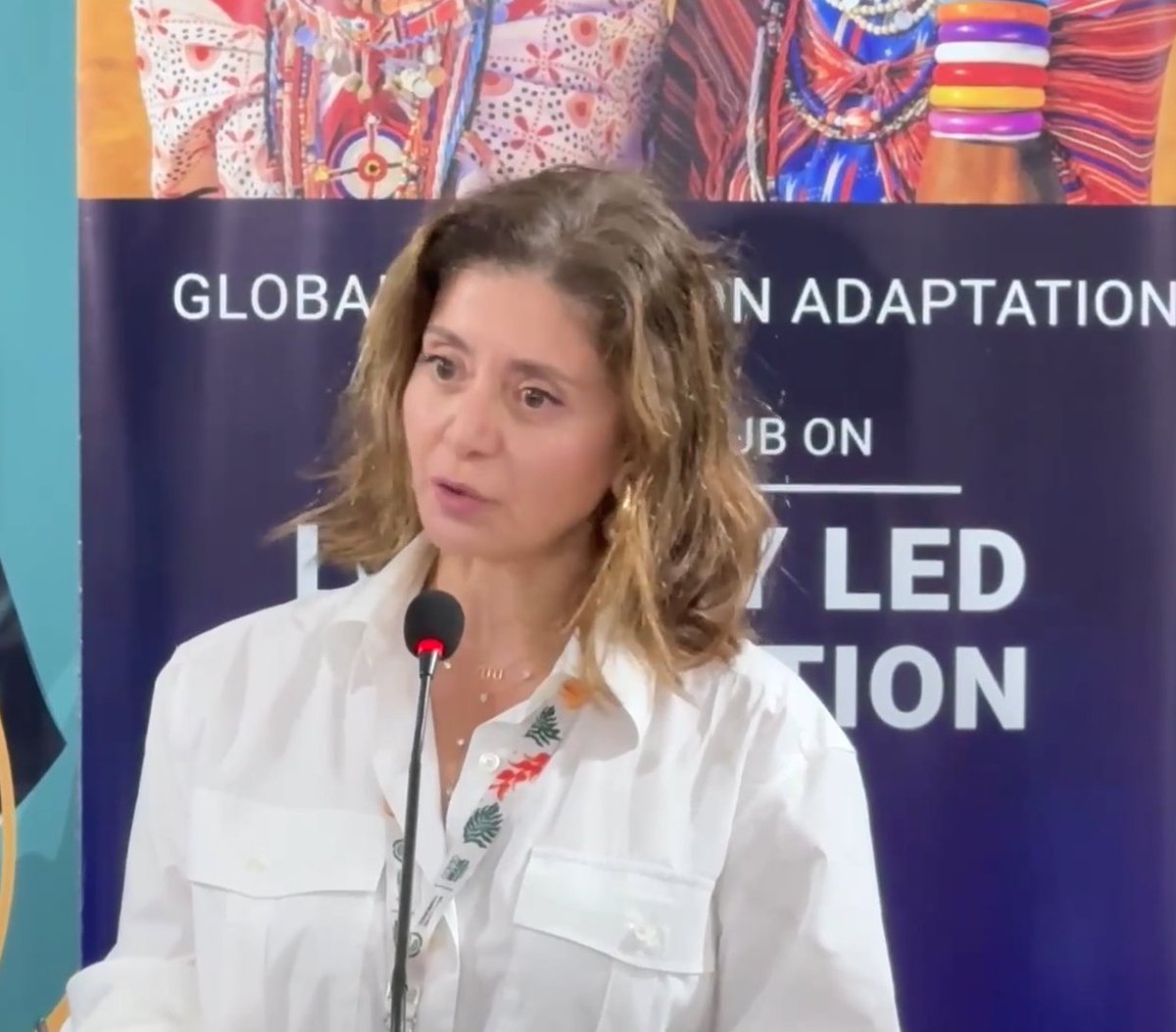 <a href="/JanjaLula/">Janja Lula Silva</a> <a href="/ajsaindia/">AJSA India</a> <a href="/aquafondolima/">AQUAFONDO</a> <a href="/Future4past/">Preserving Legacies</a> <a href="/DPalmerFCDO/">Debbie Palmer</a> <a href="/FCDOGovUK/">Foreign, Commonwealth & Development Office</a> <a href="/HIbrekk/">Hans Olav Ibrekk</a> <a href="/NorwayMFA/">Norway MFA</a> H.R.H Princess <a href="/DanaFiras1/">Dana Firas</a> of Jordan, emphasized that adaptation is not only about infrastructure or technology, but also about memory, meaning, and belonging. To be truly inclusive, co-created and locally-led, adaptation must be rooted in people’s heritage. She underscored that