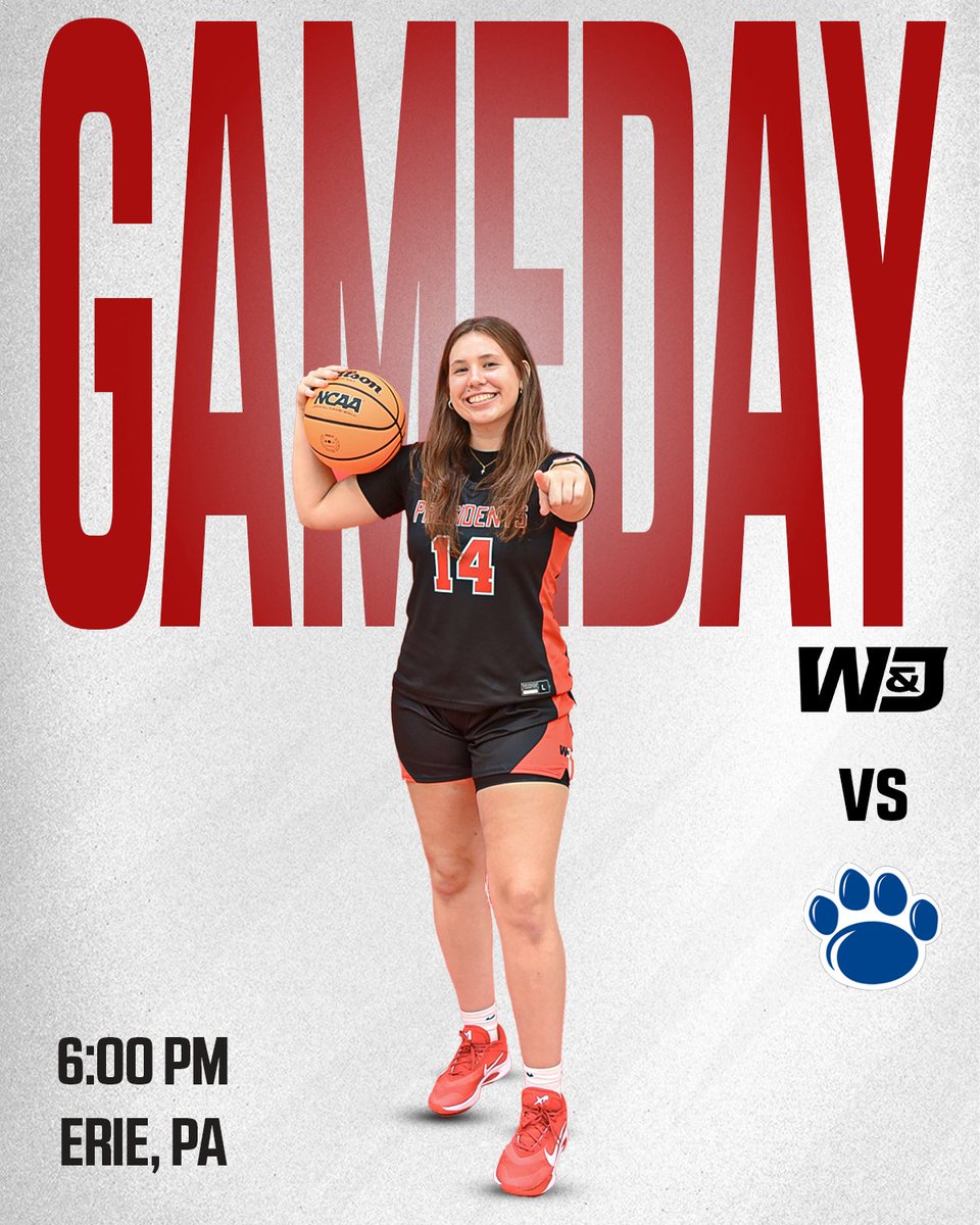 SEASON OPENER ‼️

📍 Erie, Pa.
🆚 Penn State Behrend
🕒 6:00 PM
📺 gopresidents.com/coverage

#PrezPride