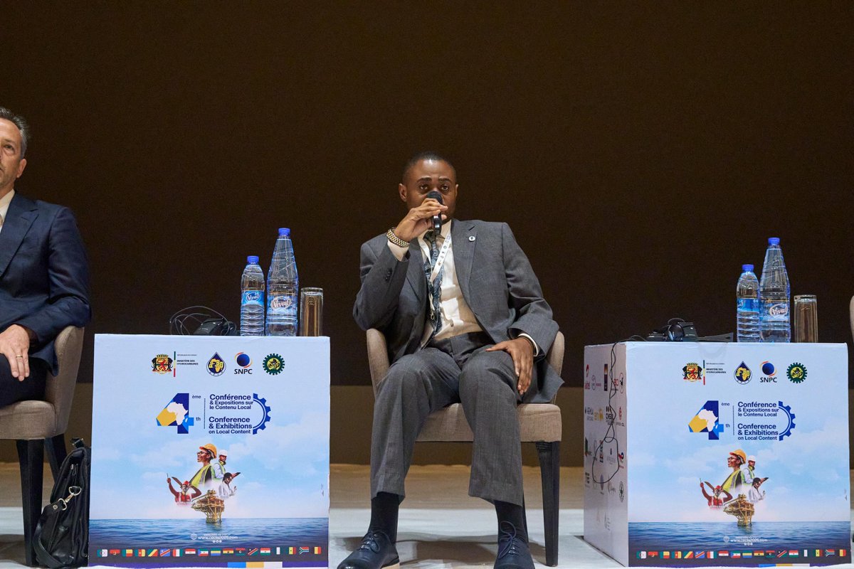 IMPERATUSENERGY's tweet photo. Retour en images : Notre Directeur Marketing Groupe, M. Thanyc GOUMBA, est intervenu avec succès au #CECLA2025 !

Il a partagé la vision d'Imperatus Energy sur les succès et défis de la participation locale et l'importance des partenariats.
#ContenuLocal #IMPERATUSEnergy #Brazza https://t.co/LcrbpSVi5I
