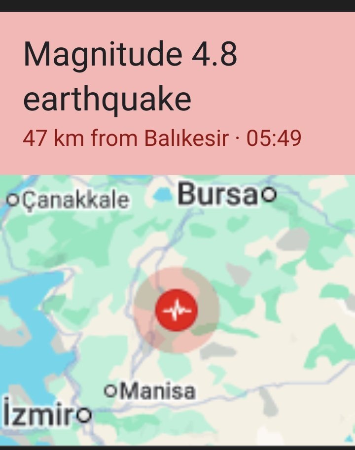 vadedilen's tweet photo. As we mentioned before, we said it would be after November 9, 2025 and just as predicted #earthquake storm began on November 10.
(We had informed you 7 days in advance)
And 3 #earthquakes occurred in #Balıkesir:
M4.8 – 9:41 a.m.
M4.7 – 5:48 a.m
M4.6 – 1:06  am
(We said M5 later) https://t.co/DO4KNiLXyX