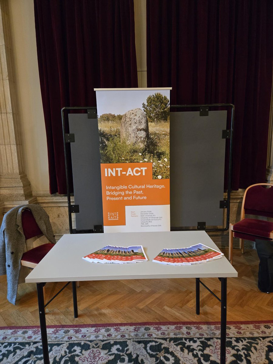int_actHEU's tweet image. INT-ACT was at #CHNT2025 in Vienna!  Our partner @ITML_GR presented the project and showcased our immersive XR demo from Calainas, Portugal 

🔗 linkedin.com/posts/int-act-…

#INTACT #XR #CulturalHeritage #HorizonEurope #EUResearch