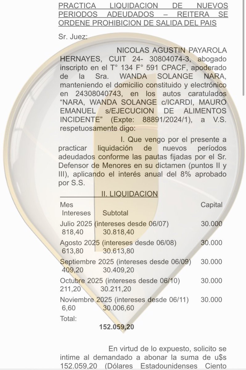 Intrusos's tweet image. @MauroIcardi debe 152 Mil dólares. 
-13 cuotas alimentarias.

👉🏼Exclusivo: #Intrusos