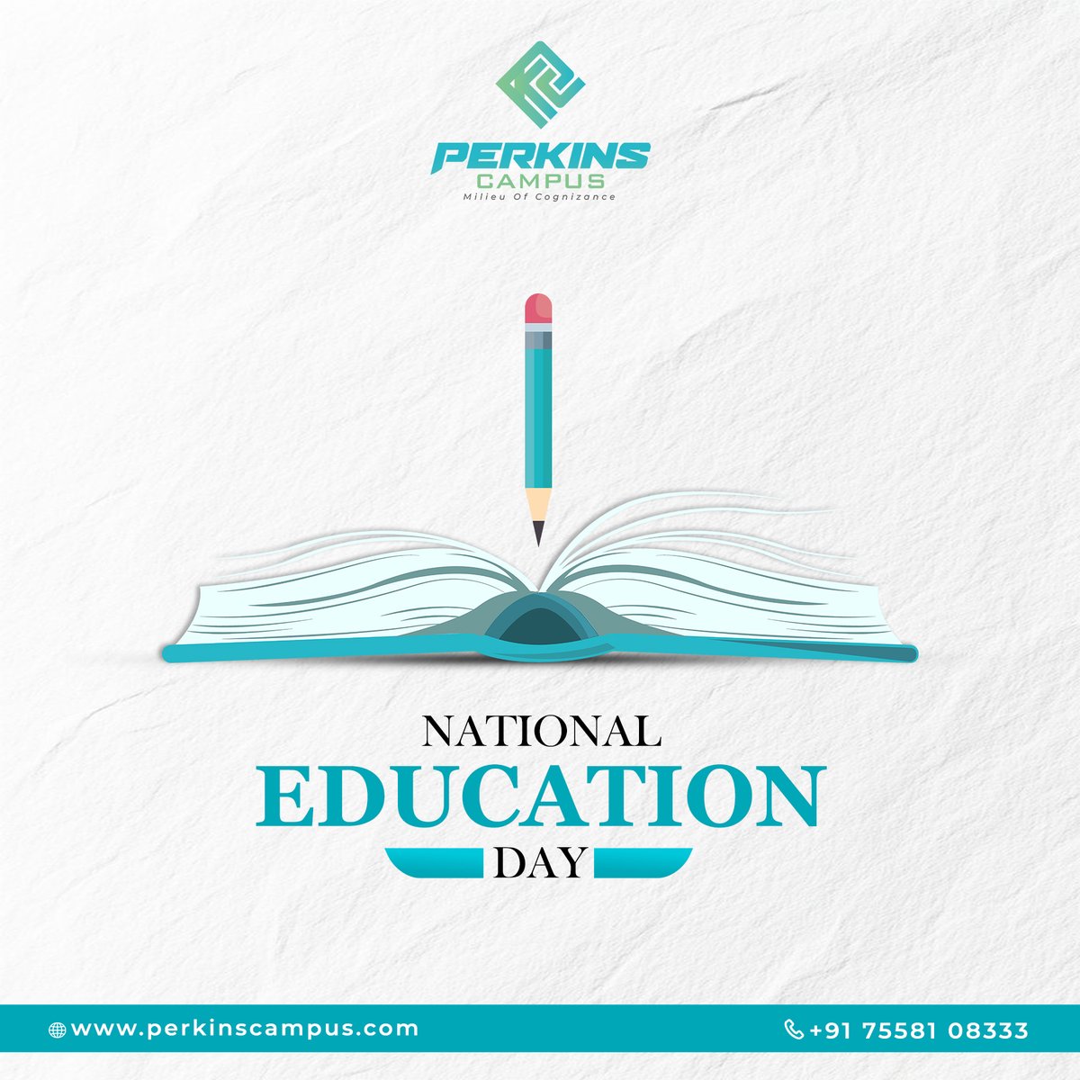 campus59812's tweet photo. 📚✨Celebrate the power of learning this #NationalEducationDay!
Let’s inspire minds, shape dreams &amp; empower the next generation.🎓💫
Learn. Grow. Succeed with Perkins Campus — where knowledge meets excellence.🌟
📍Chennai | 🌐https://t.co/T0nGQBMtm6
#PerkinsCampus #LearnAndGrow https://t.co/rOM3mYyczr