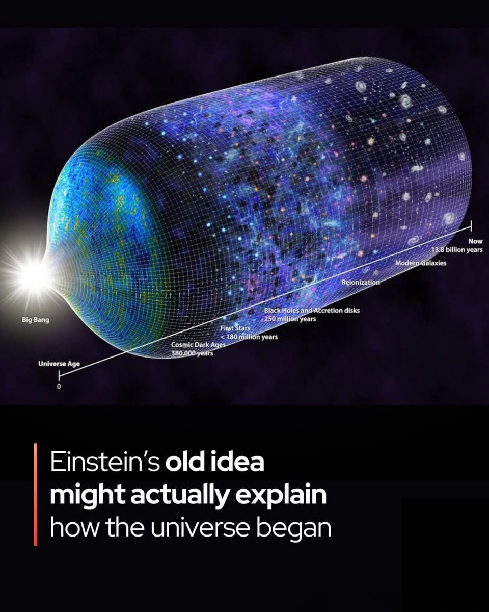 ShiningScience's tweet image. ⚛️ Physicists Just Proposed a Testable Model for the Birth of the Cosmo!

A new cosmological model from scientists in Spain and Italy is challenging one of the biggest ideas in modern physics: cosmic inflation. 

For decades, inflation theory has explained how the universe…