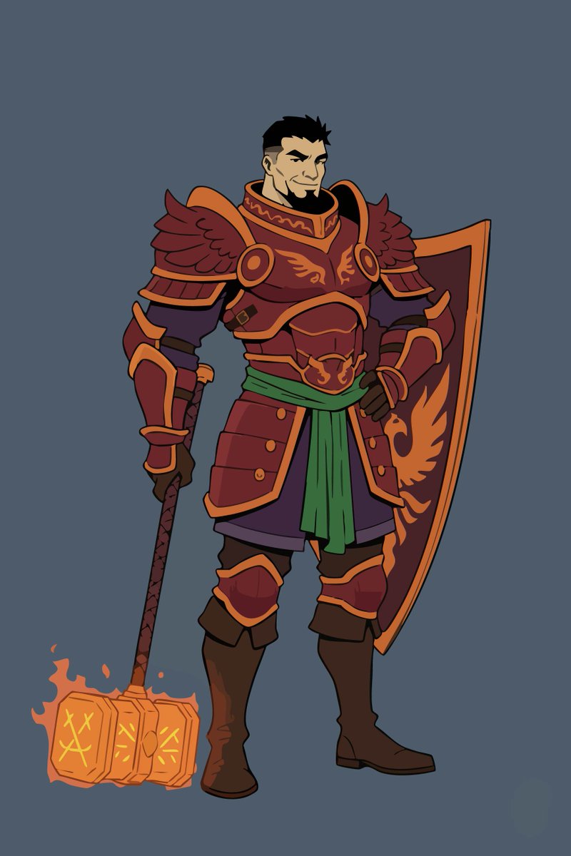 walttersophia's tweet image. A warrior’s flame never fades, it only burns brighter with every battle⚔️🔥

#ArtShare #DigitalArt #FantasyDesign #CharacterArt #EpicVibes #HeroMode #KnightEnergy #ArtistOnTwitter #BattleReady #CreativeWarrior