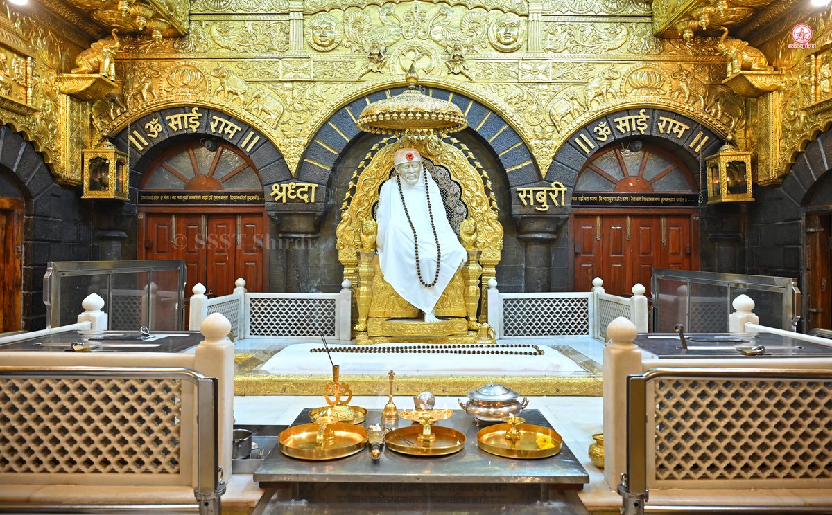 SSSTShirdi's tweet photo. *!! ॐ साई राम !!*
*श्री साईबाबा संस्थान विश्वस्त व्यवस्था,शिर्डी*
*!! ॐ Sai Ram !!*
*Shri Saibaba Sansthan Trust, Shirdi*
≈≈≈≈≈≈≈≈≈≈≈≈≈≈≈≈≈ 
*आरती :-शेजारती*    
*सोमवार १० नोव्हेंबर २०२५*  
*Aarti :-Shejarti*
*Monday 10 Nov 2025* https://t.co/pUGXGSpJXN