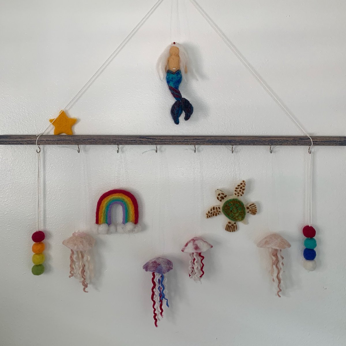 Mermade Felting Collection. Learn How to Needle Felt on SnowflakeForest YouTube Channel. Happy Felting🌬️❄️🌲🤍youtube.com/@snowflakefore…