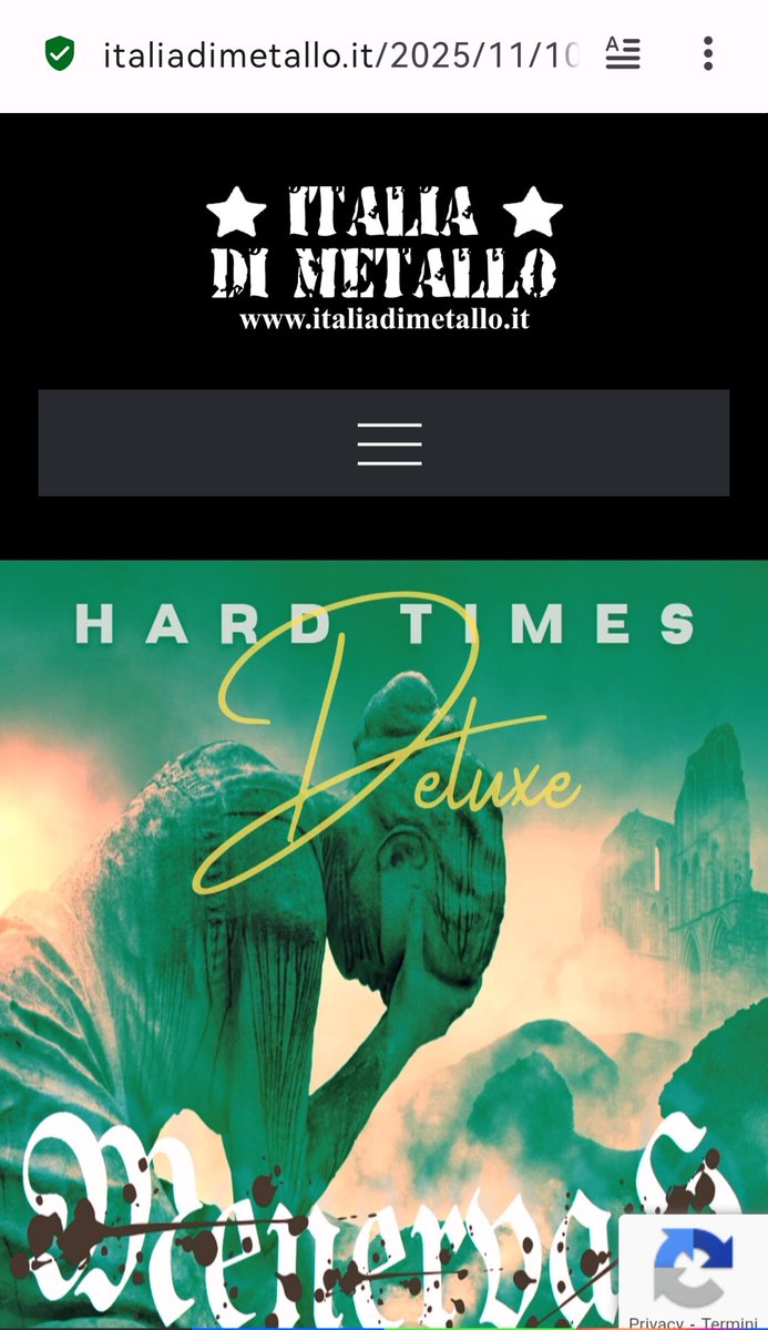 Grazie Italia di Metallo!

italiadimetallo.it/2025/11/10/men…

#menervah #menervahband #metal #heavymetal #calabria #metalcalabrese #metallocalabrese