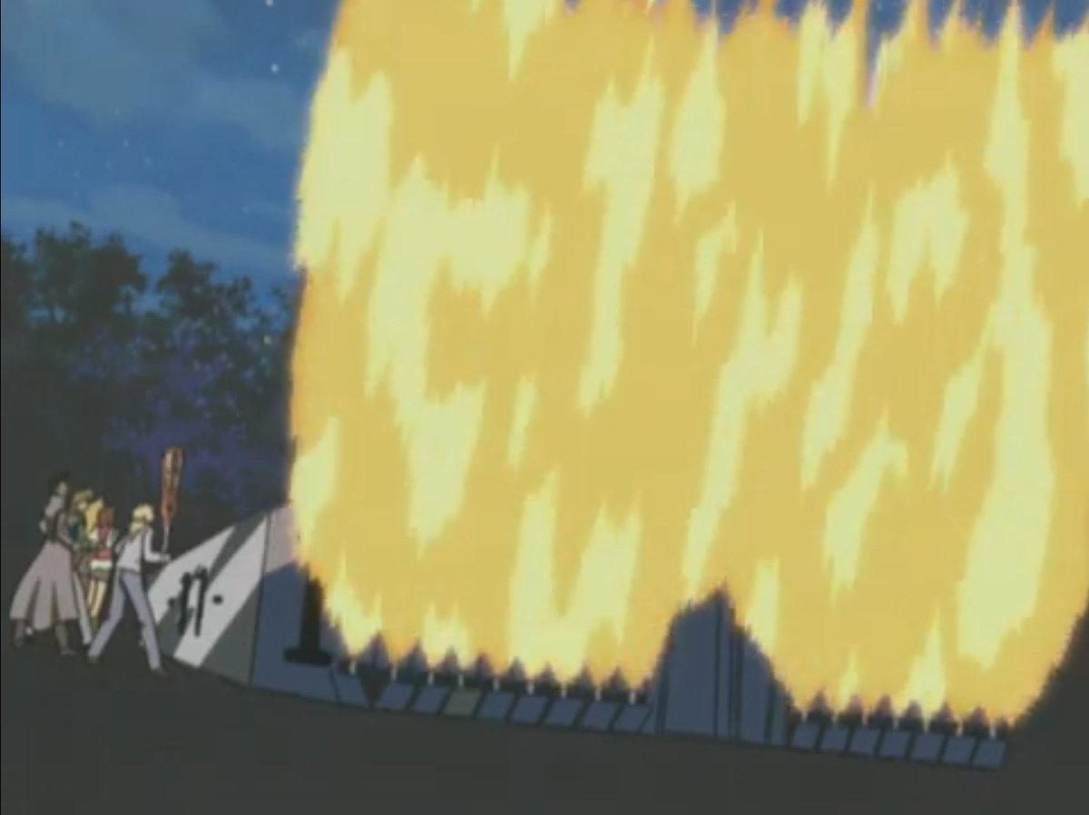 carbeeDM's tweet image. "Charizard, use flamethrower"
Atem, at the start of the series: "this guy is a sore loser.... luckily my millenium puzzle protects me from all attacks."