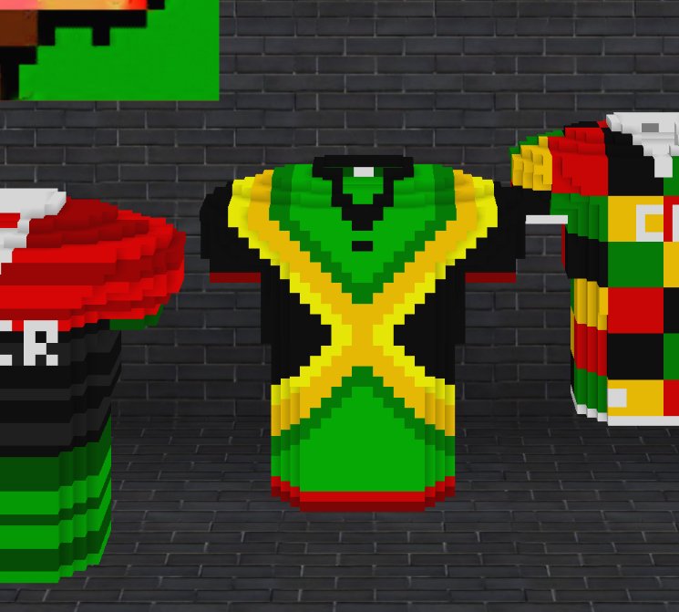 Checkout '#003 Shirt Jamaica Flag' by @CryptoRastas in the, “CryptoRastas Wearables” collection at our <a href="/cryptovoxels/">Cryptovoxels</a> market using the link below!

voxels.com/play?coords=N@…
💥no login required!
💥access with a computer, phone, or VR headset!

#African #NFT #wearable