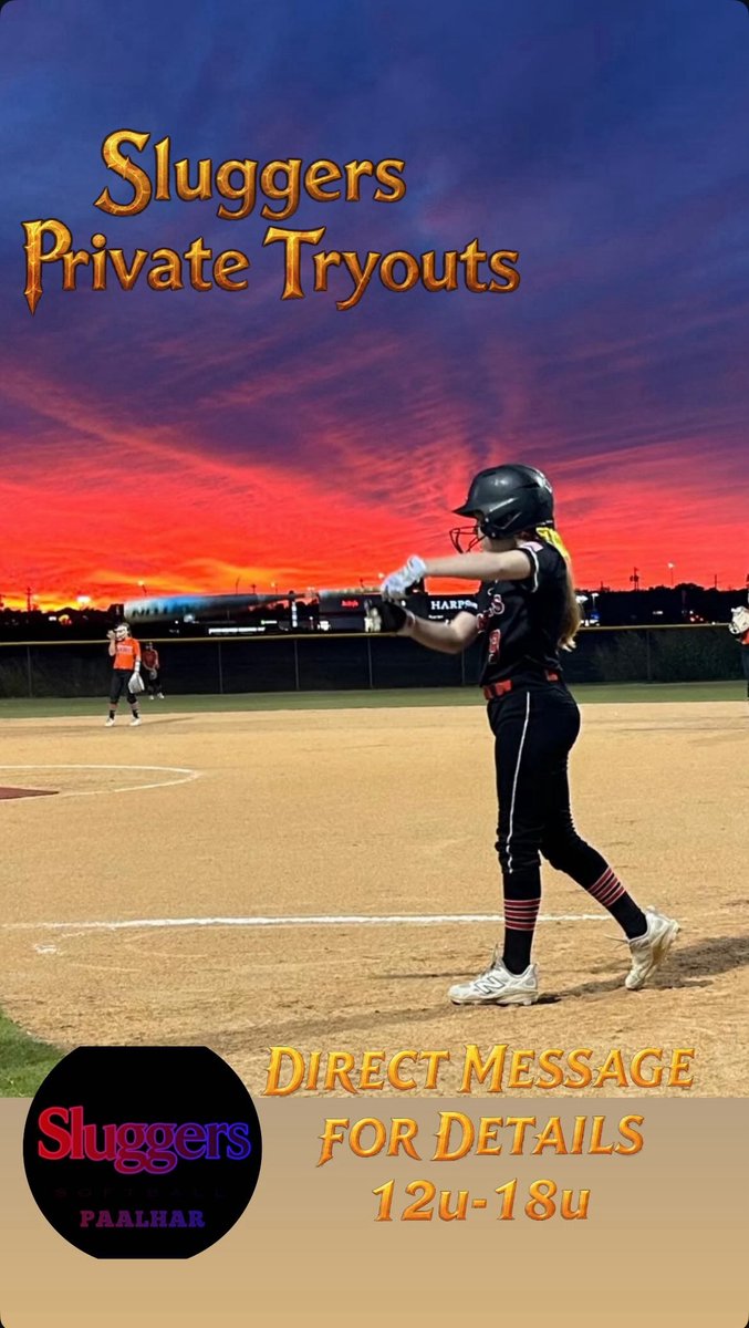 Sluggers KC will hosting private tryouts from ages 10u &amp; up. We offer top of the line winter workouts with committed, current &amp; former college softball players. We will have the BEST &amp; the NEWEST indoor facility in KANSAS CITY. Be a part of something on the rise, be a SLUGGER!