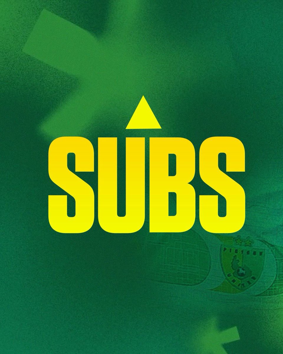 plateau_united's tweet photo. 78’ | Saka, Vincent, and Mafeng make way for Sulaimon, Kalu, and Dawa.

💛 1-0 🟢
#PLABEN | #NPFL26 https://t.co/Gbu54RPNhi
