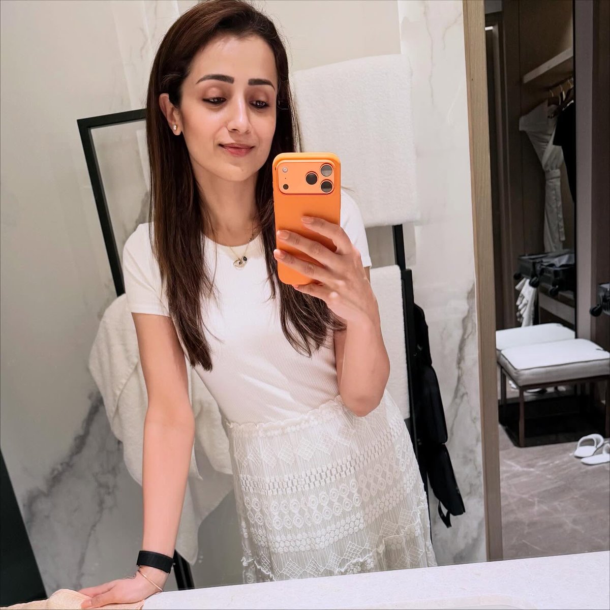 trishaoffl's tweet image. 🤍

@trishtrashers 🤎
#Trisha #Trishakrishnan