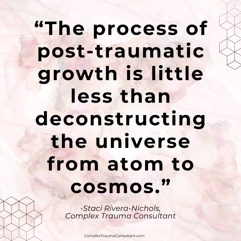 ComplexTraumaCo's tweet photo. This deep dive into post-traumatic growth features insights from Brene Brown, Pete Walker, Viktor Frankl, Joseph Campbell, and Eckhart Tolle. 

Read the article here 👉🏽 https://t.co/H2D2S0Eofn

#PostTraumaticGrowth https://t.co/MDoco0AJMV