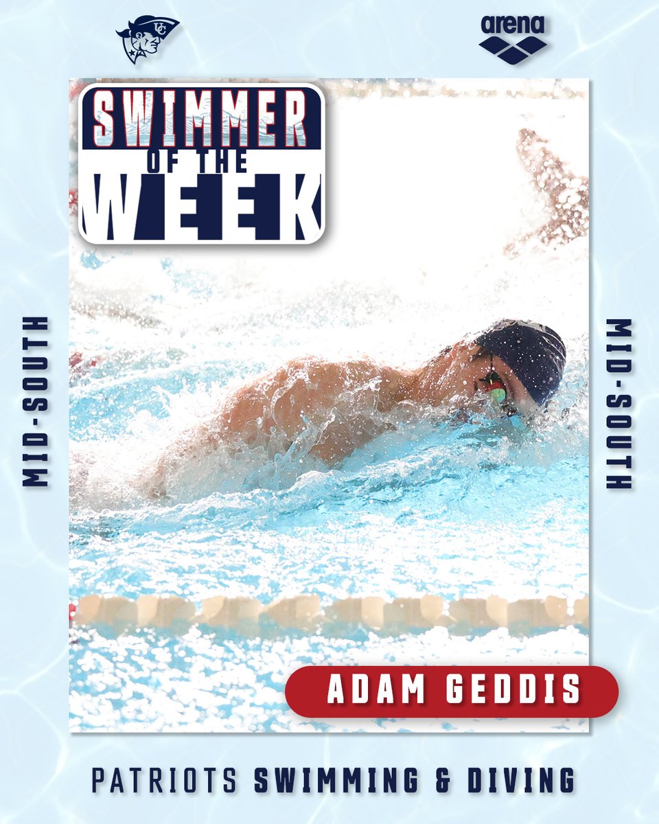 Congrats to junior Adam Geddis on earning MSC Swimmer of the Week honors #OneBigTeam #LTL

cumberlandspatriots.com/news/2025/11/1…