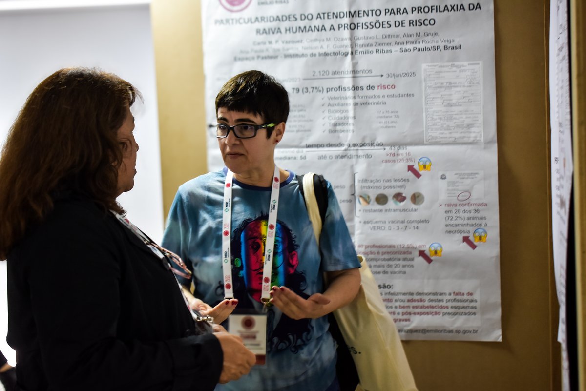 ritaperu2025's tweet photo. 🎓 En RITA 2025, el conocimiento también se exhibe.

Durante la presentación de pósteres científicos, investigadores de distintos países compartieron sus hallazgos, experiencias y propuestas innovadoras en la lucha contra la rabia. (2) https://t.co/bVchx0g0TO
