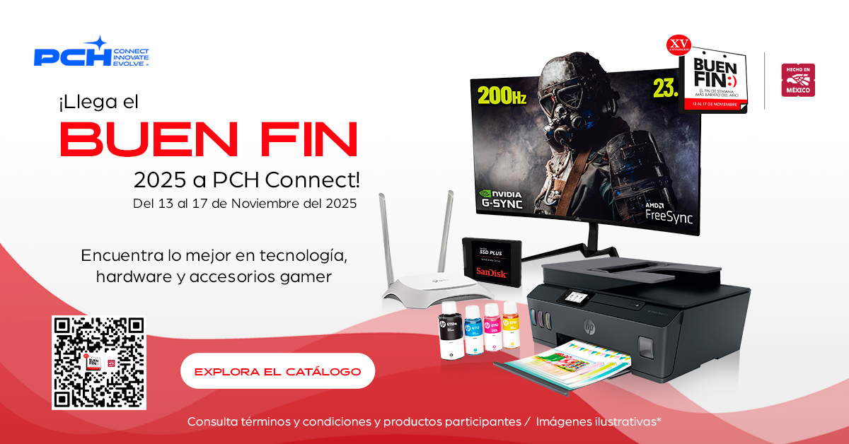 🕒 ¡Ya casi llega el momento de ahorrar!

Explora nuestro catálogo y encuentra tecnología a precios que te harán decir ¡wow!😱

Entra ahora a PCH Connect
➡️ shop.pchconnect.com

#BuenFin2025 #TecnologíaQueConecta
