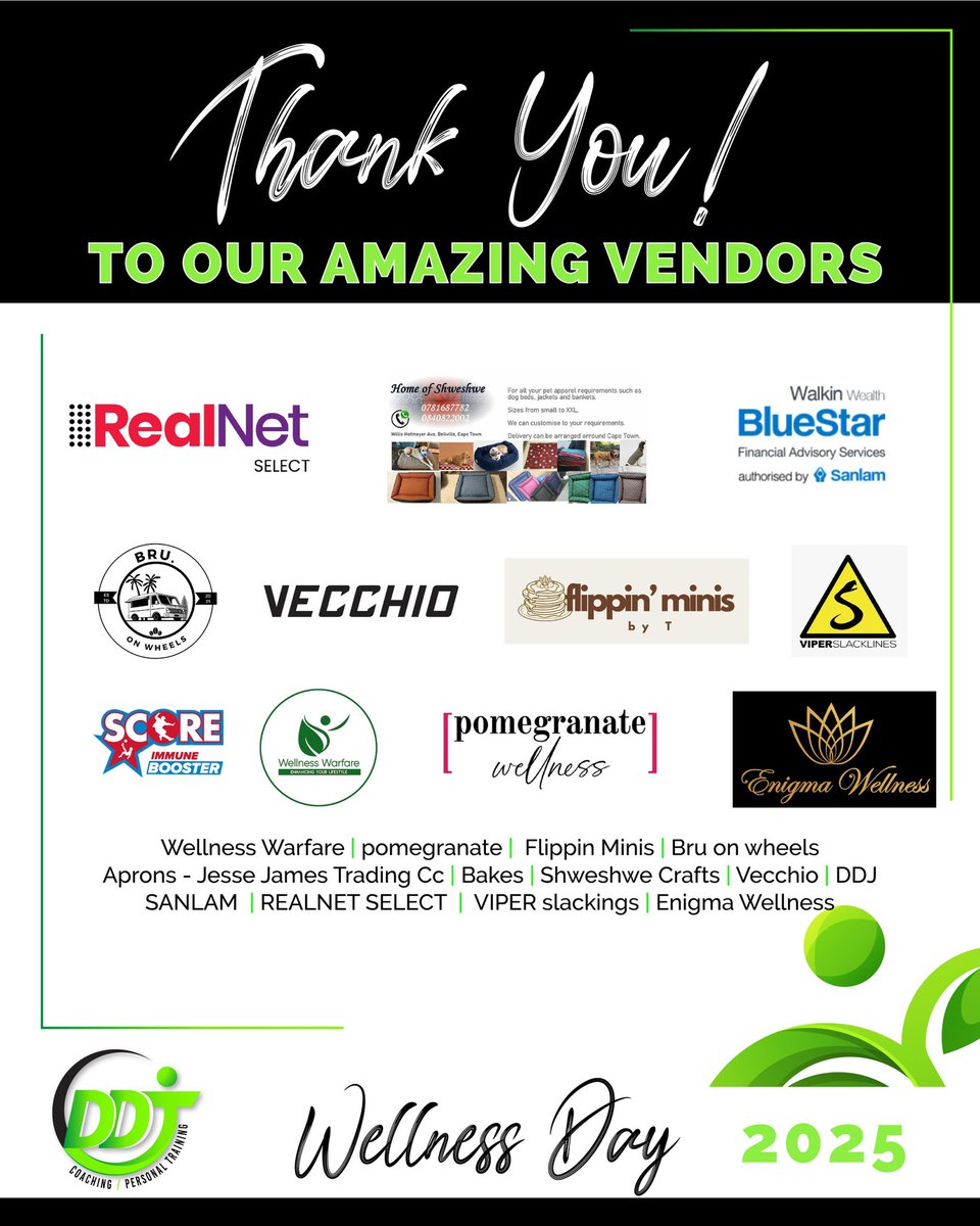 ddjtraining's tweet image. Thank you for all your support! 🙏🏽

Wellness Day 2025 💚