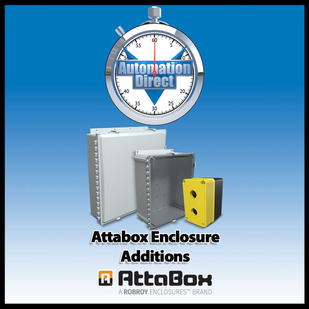 AutomationDirec's tweet image. Check out Attabox Enclosures and Accessories from AutomationDirect!

youtube.com/shorts/A6OnWtc…