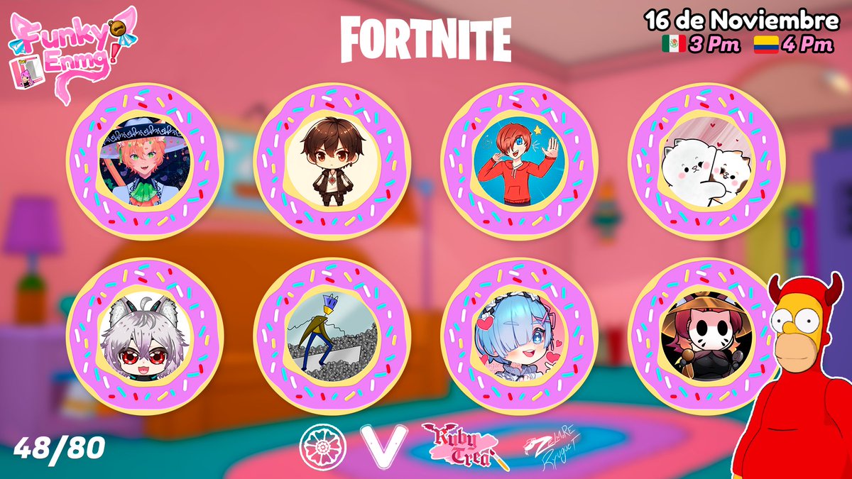 Quién quiere una donut? 🍩

Y seguimos anunciando más participantes para este domingo 💖 y un anuncio de un patrocinador que estaré anunciando más tarde ♥

Si alguien más quiere anotarse comenten para tenerlos en cuenta 💬 o etiqueten a quien crean le pueda interesar 💞