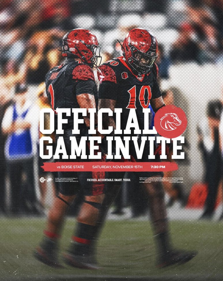 @AztrecFB  here I come! <a href="/Tana_Vea/">Tana J. Vea</a> <a href="/TheHC_CoachLew/">🔴 Sean Lewis ⚫️</a> <a href="/RobAurich/">Coach Aurich</a> <a href="/CoachRLindley/">Ryan Lindley</a> <a href="/CoachSampson3/">Lanear Sampson</a> <a href="/CoachSumlerSDSU/">Demetrius Sumler</a> <a href="/cjmcgorisk/">CJ McGorisk</a> <a href="/CoachMattyJ/">Matty J 🏹</a> <a href="/Tahj__/">Coach TC</a> <a href="/SDSU_CalebDavis/">Caleb Davis</a> <a href="/SeanDillonSDSU/">Sean Dillon</a> <a href="/adamgorney/">Adam Gorney</a> <a href="/BlairAngulo/">Blair Angulo</a> <a href="/Andy_Pham1/">Andy Pham</a> <a href="/UtahHSFBall/">Utah High School Football 🏈</a> <a href="/ballersinutah/">UtahBallers</a> <a href="/GoAztecs/">San Diego State Aztecs</a> <a href="/hills_salem/">Salem Hills Football (official)</a> <a href="/BrandonHuffman/">Brandon Huffman</a>