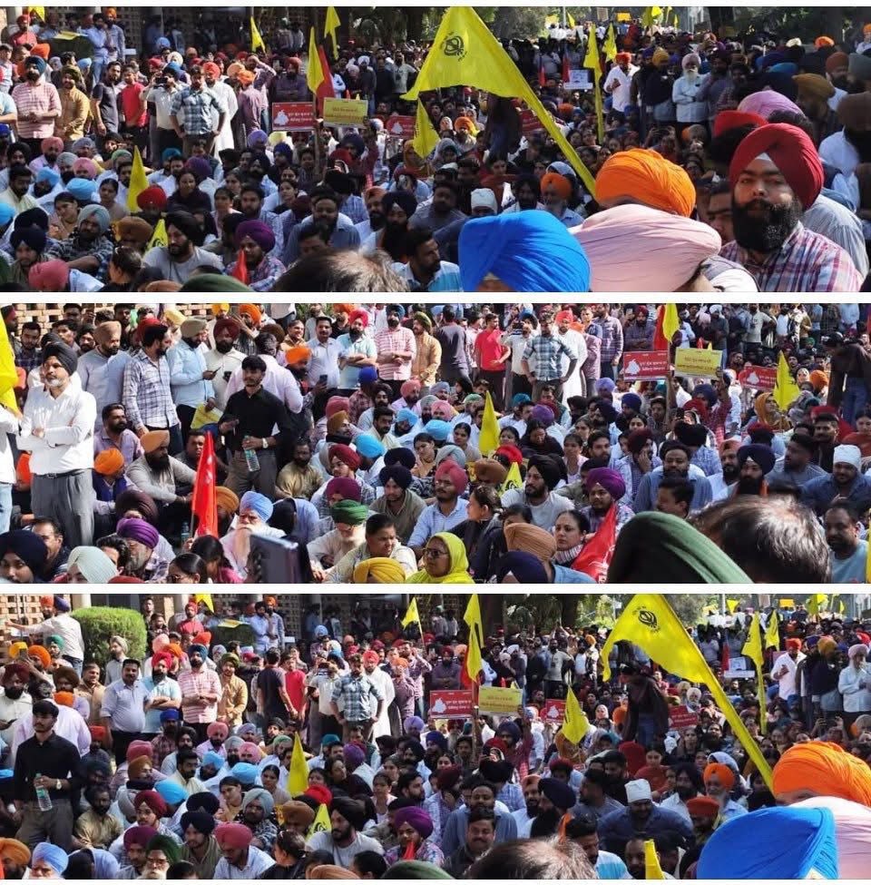 PUNJAB has awoken once again, this time it’s Students who have risen up again the unwanted interference of the central Indian Govt in Punjab University senate &amp; control. The negative intentions of the GOI regards Punjab are clear.. now the only solution is independence! #PU