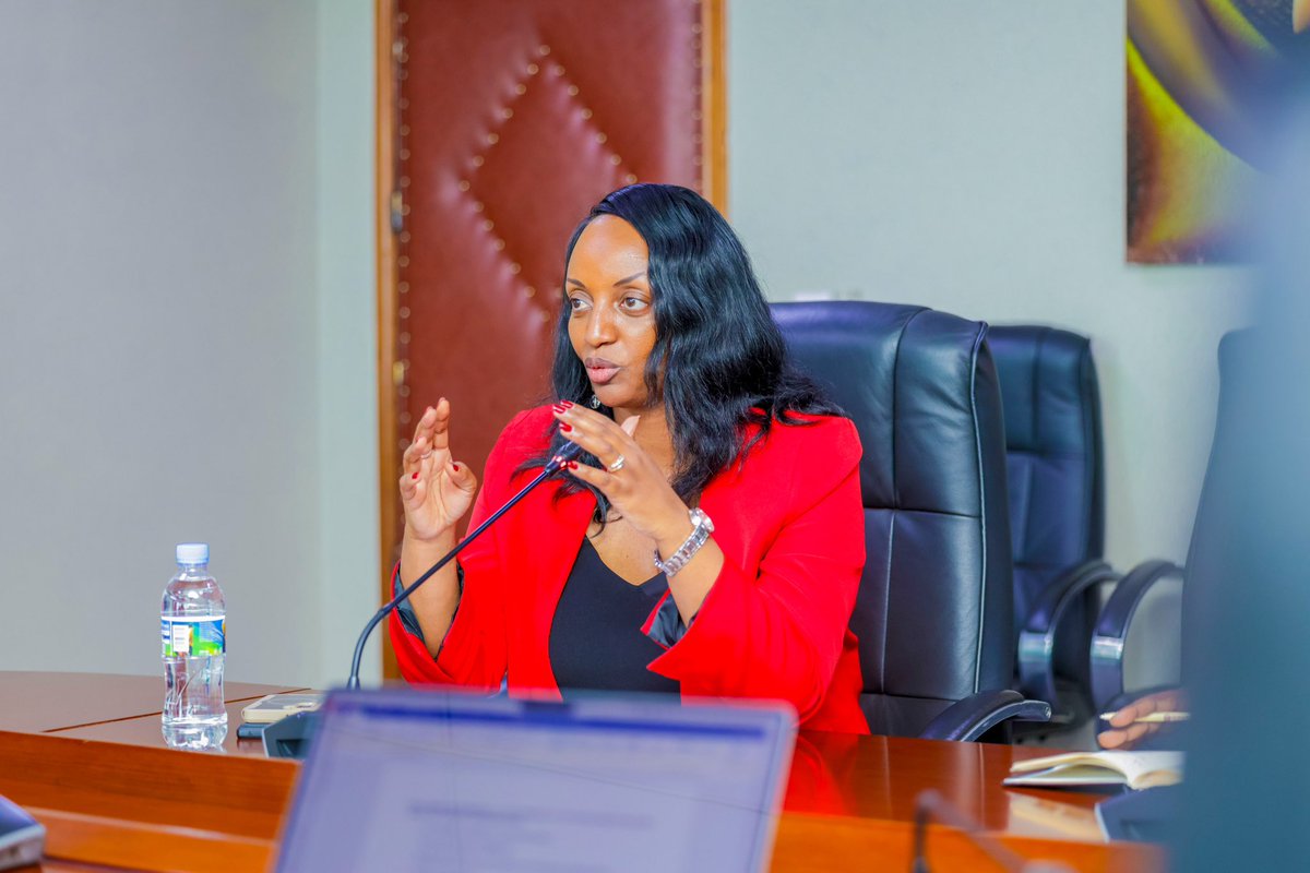 Today, Minister <a href="/Dominiquehab/">Dominique H</a> and <a href="/mskayisire/">M Solange KAYISIRE</a> held a meeting with Governor <a href="/SorayaMHlive/">Soraya M. Hakuziyaremye</a> of the <a href="/CentralBankRw/">Central Bank of Rwanda</a> to review the progress of Umurenge SACCOs across the country and explore ways to strengthen collaboration in advancing financial inclusion in communities.