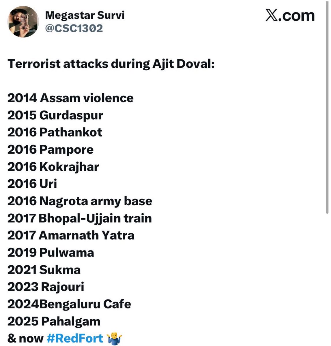 CommanMan777589's tweet image. Samajh jao kisne karwaya!

#OperationSindoor #Redfort #Delhiblast