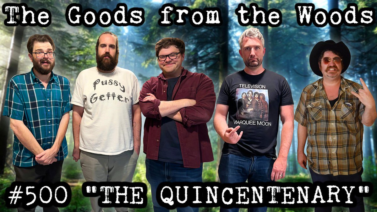 TheGoodsPod's tweet image. TODAY! It’s EPISODE 500 &amp;amp; we’ve got ALL of the Goods Boys on deck for this one. First, @RiversLangley, @SlamHarter, &amp;amp; @Carter_Glascock talk about Carter’s face being all over the World Series &amp;amp; a @ThreeDaysGrace JOTW. Then, it’s the return of Dr. Pat &amp;amp; Mr. Goodnight! Lynx-N-Reply