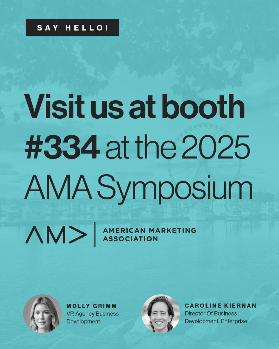 TechintLabs's tweet image. ✨ Live at the 2025 AMA Higher Ed Symposium! 

Stop by Techint Labs Booth #334 to discuss the future of #HigherEdMarketing solutions with Molly Grimm &amp;amp; Caroline Kiernan.

We&apos;re eager to hear your challenges and share insights! #AMAHigherEd
