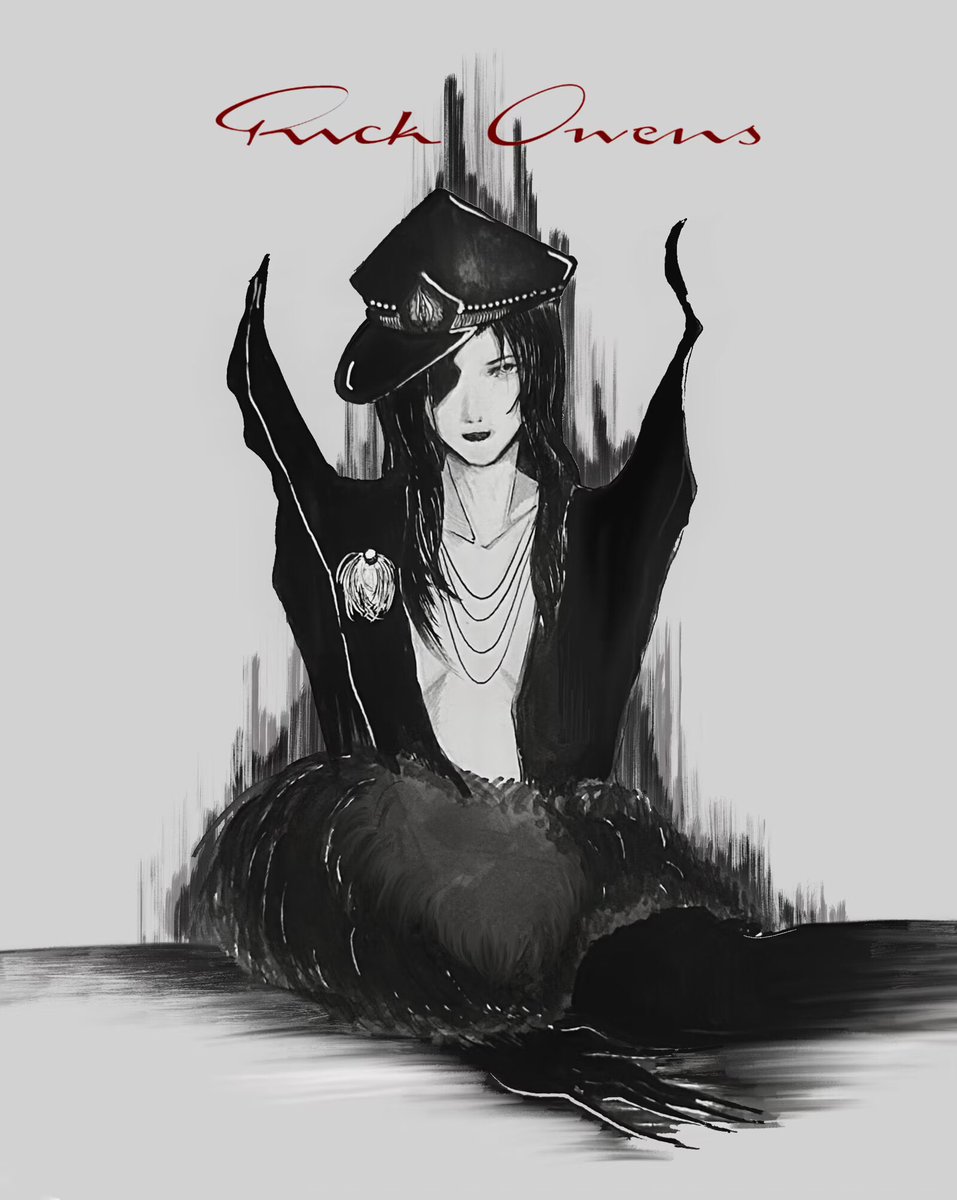 Shouyu002's tweet photo. inspired by rickowens design
#イラスト 
#oc https://t.co/Bv0awO0BsH