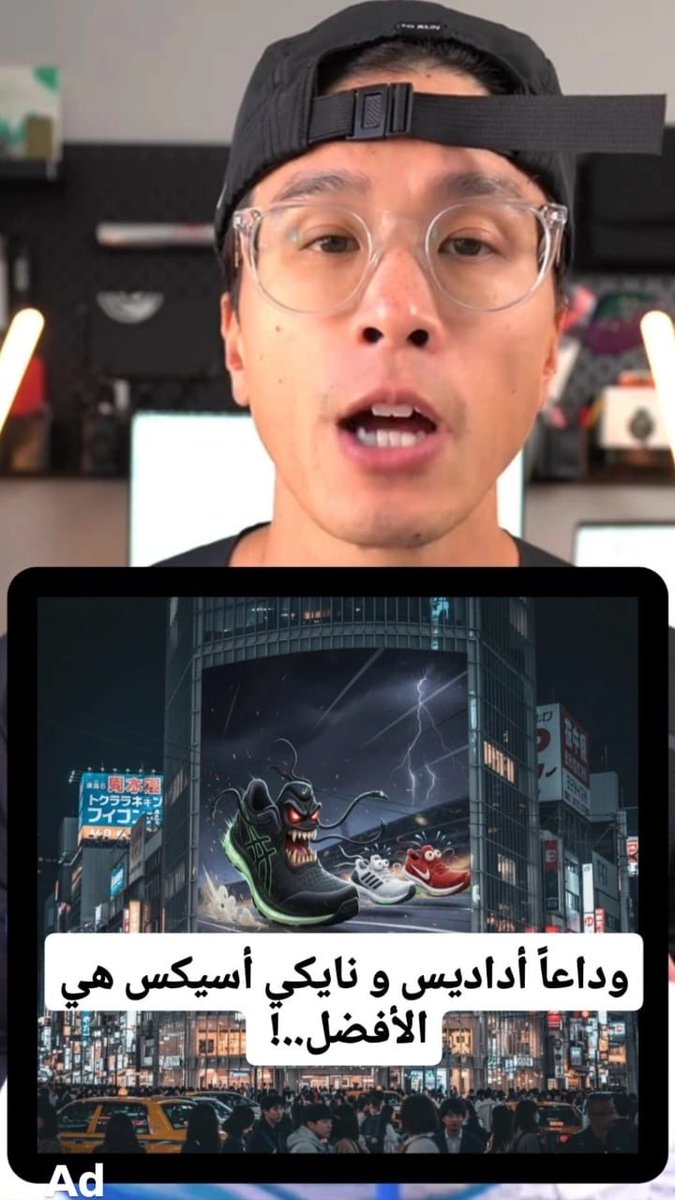 🚨🚨 يا جماعة شركة أسِكس اليابانية أعلنت الحرب رسميًا !

من خلال إعلانها عن حذاء أسِكس جيل نيمبس 27 وهو يسحق أحذية أديداس ونايكي 🔥

الإعلان سوّى ضجة بالعالم كله ، ومو بس كذا ! أسِكس نزلت سعر الحذاء بعد..!

جاهز تنصدم من السعر والمواصفات الخرافية؟ 🤯

🚨🚨 ليش كل العالم يتكلم عن